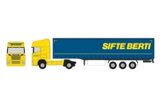 Herpa 961721 - N - Scania Gardinen-Sattelzug R TL Sifte Berti